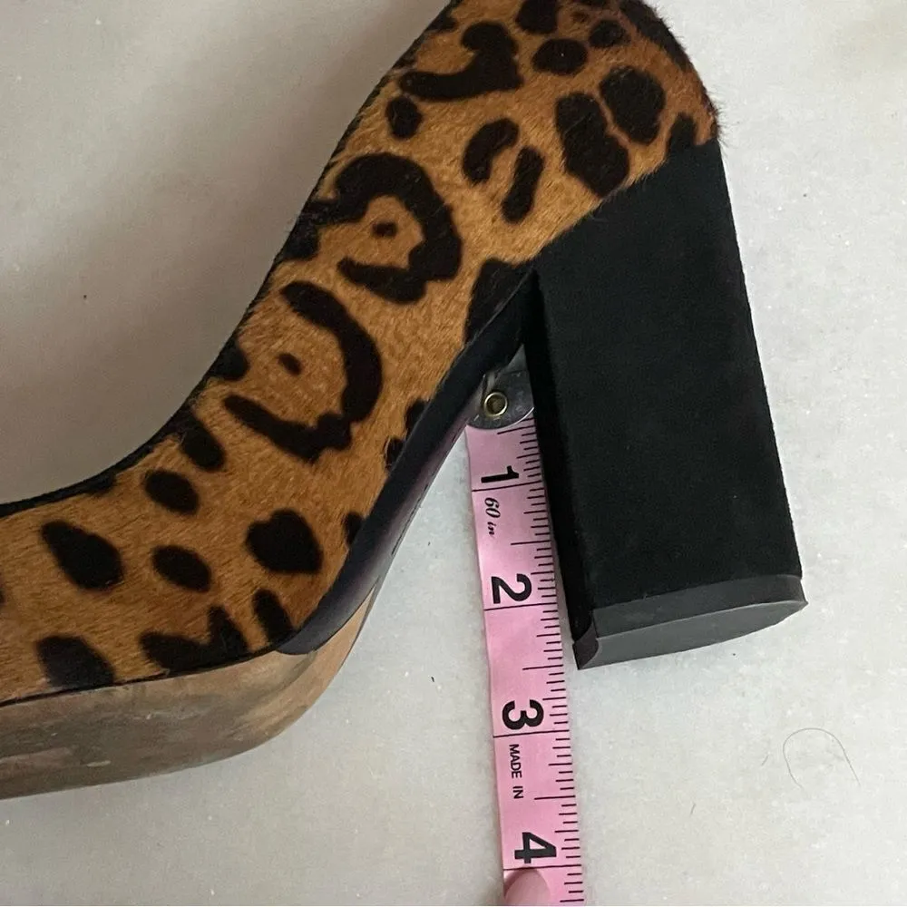 Tabitha Simmons Calf Hair Leopard Pumps - Image 5