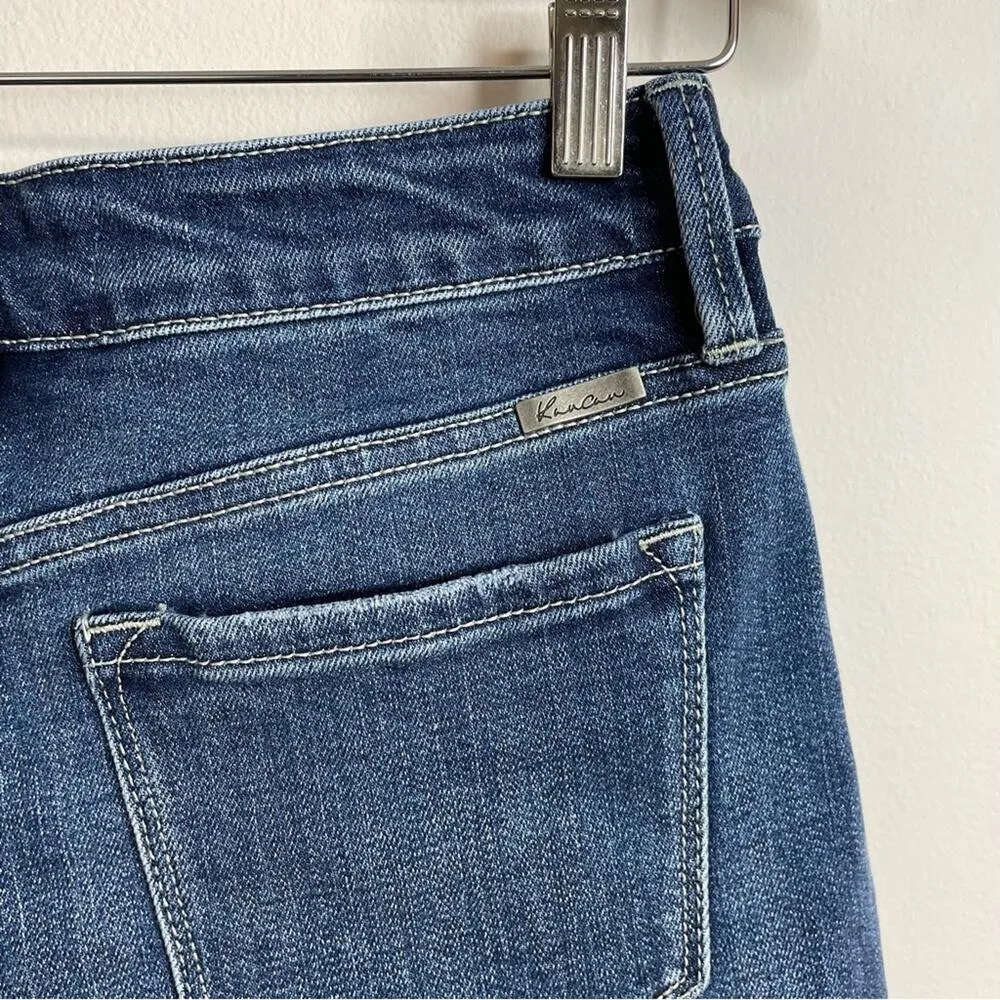 KanCan Jasmine High Rise Single Fold Jean Shorts Stretch Cutoffs womens M 26 27 - Image 9