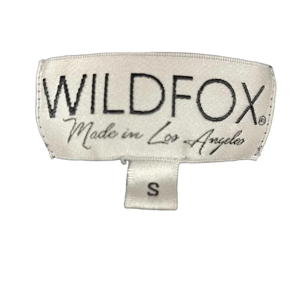 Wildfox Pizza Party Baggy Beach Jumper‎ Sweater Blue Size Small - Image 6