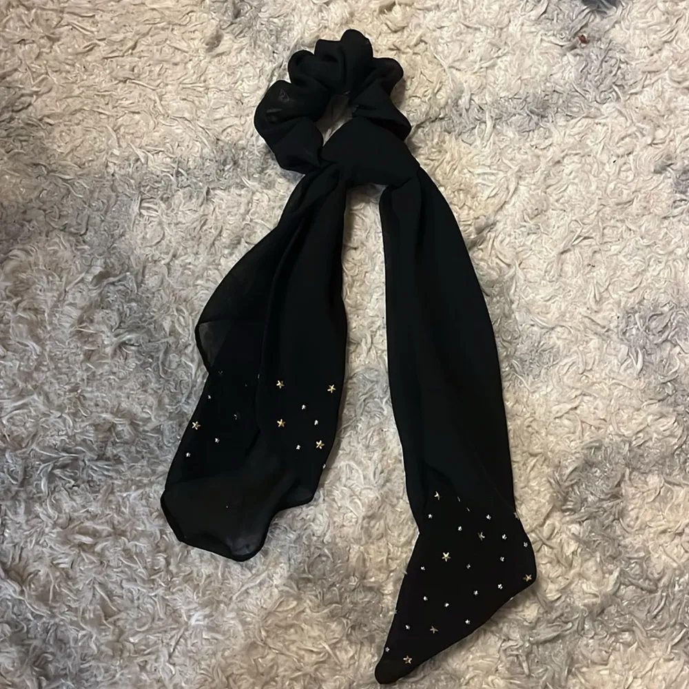 Vintage Zum Zum 90’s Rhinestone Black Mesh Halter Dress Size 6 - Image 12