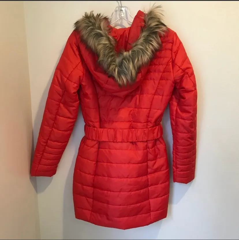 Padded Parka with Faux Fur Hood - Image 6