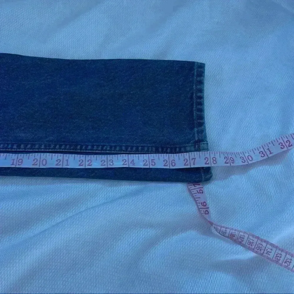 Reformation  Mid Rise Button Fly Denim Jeans 24 - Image 14