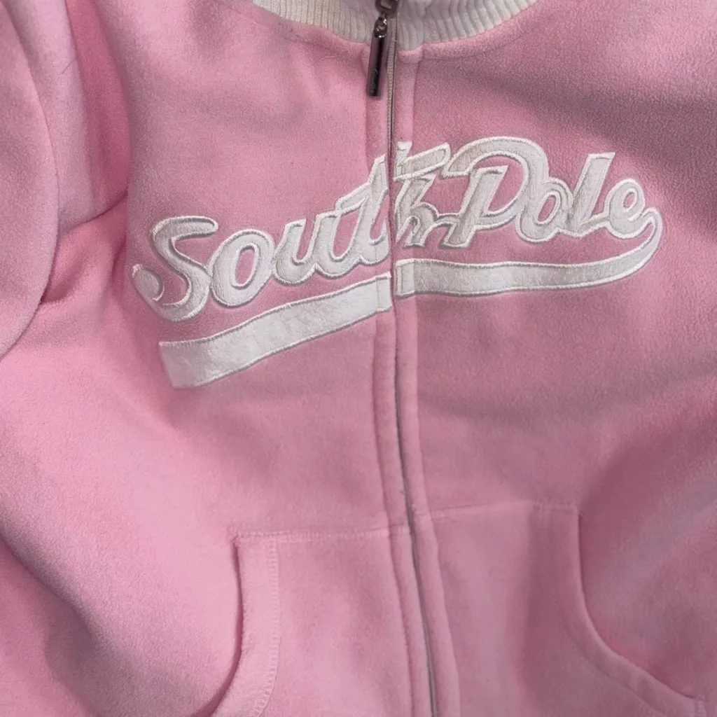 Women’s Jacket Reversible Pink/White Size M Pre - Image 3