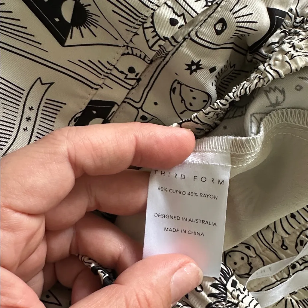 Third Form Tarot Card Trousers Sz 2 Black - Image 10