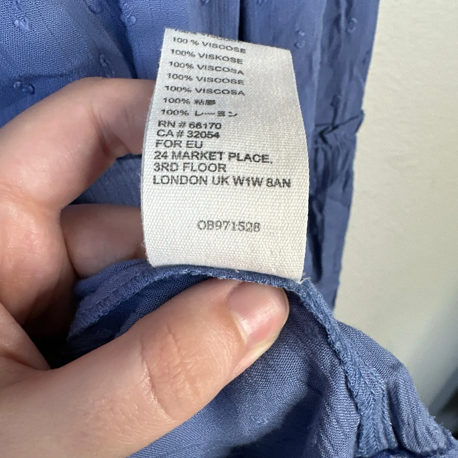 FREE PEOPLE Across the Sea Mini Dress Lilac Purple Periwinkle Size Large NWT New - Image 10