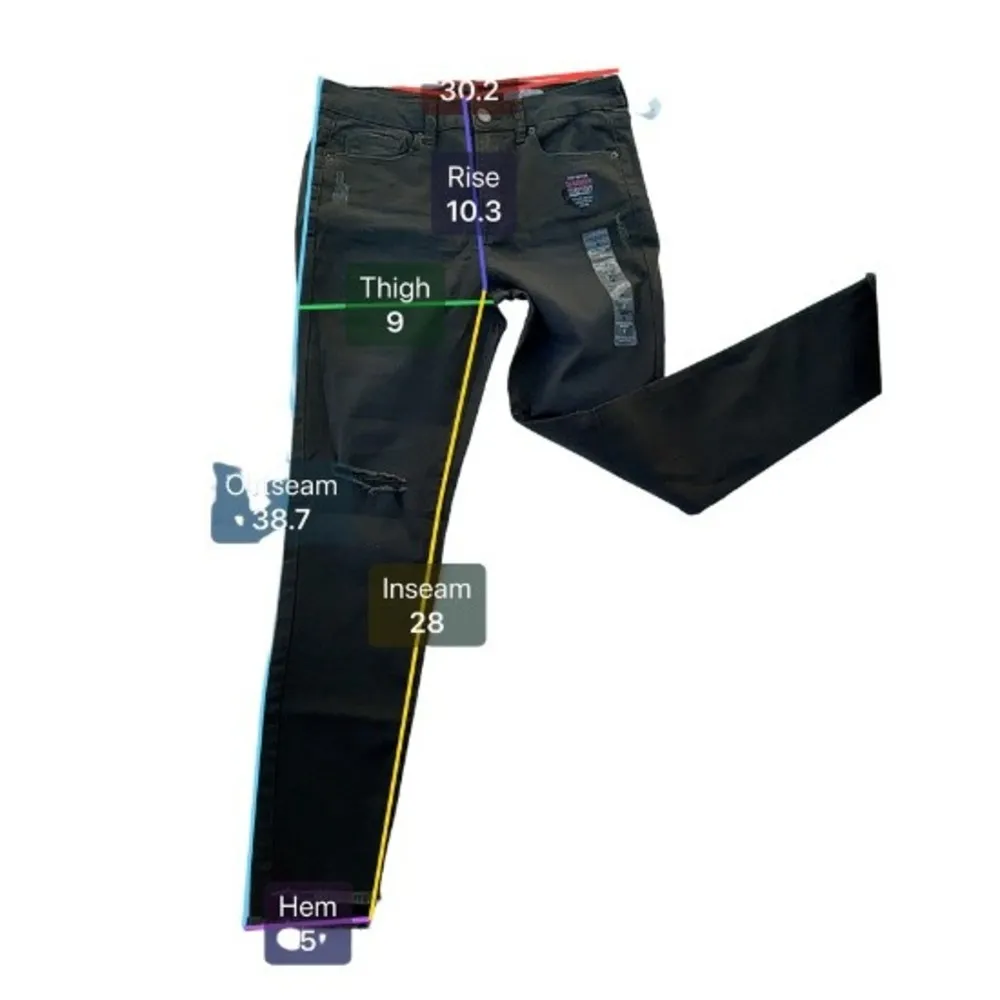 Aeropostale Jeans Women's 8 Army Green Jeggings High-Waisted Seriously Stretchy - Image 3