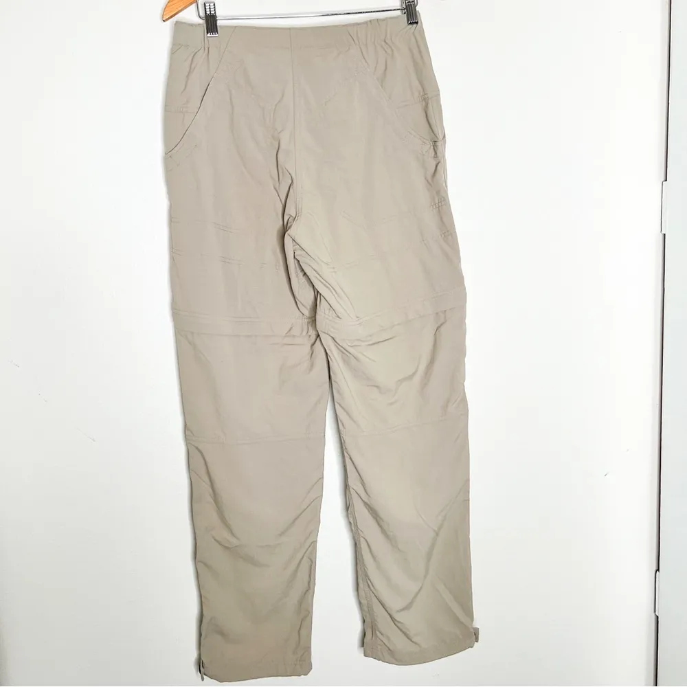 Mountain Hardwear Women’s Convertible Pants Shants Shorts Cargo Tan Size 8 Hike - Image 2