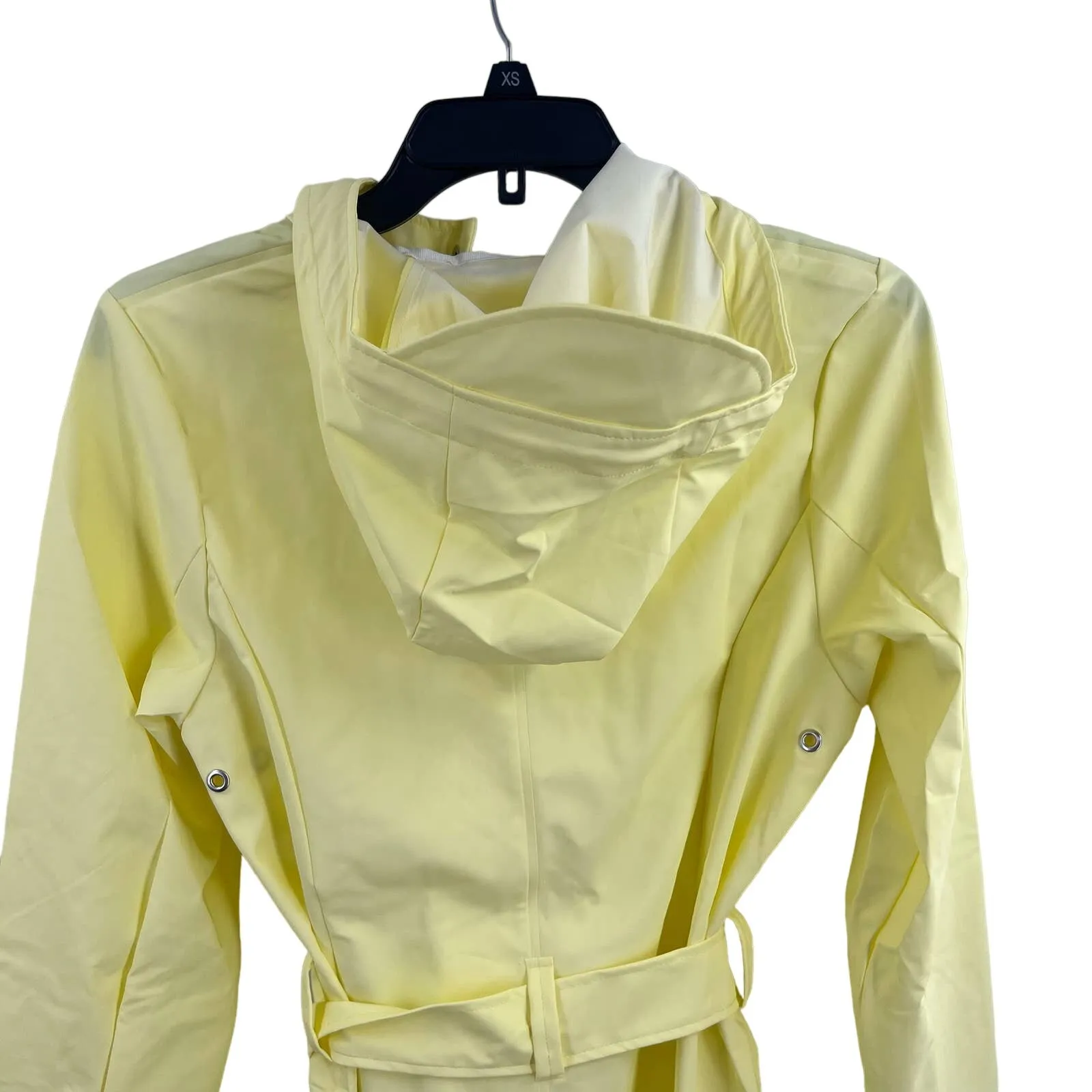 Rains Womens‎ Curve Jacket Straw Yellow Size XS New - Image 3
