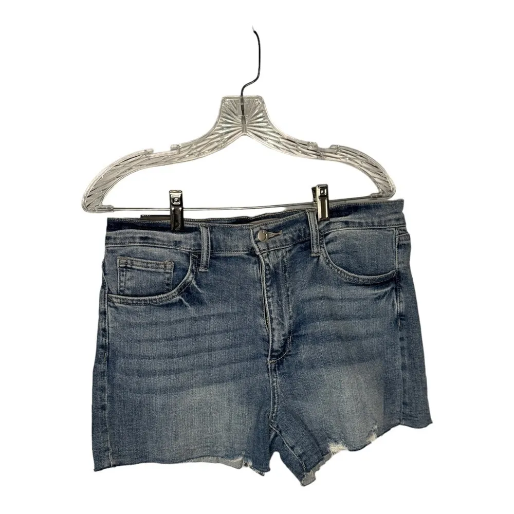 Joe’s Brienne High Rise Vintage Cutoff Blue Denim Jean Shorts Size 33 NWT - Image 3