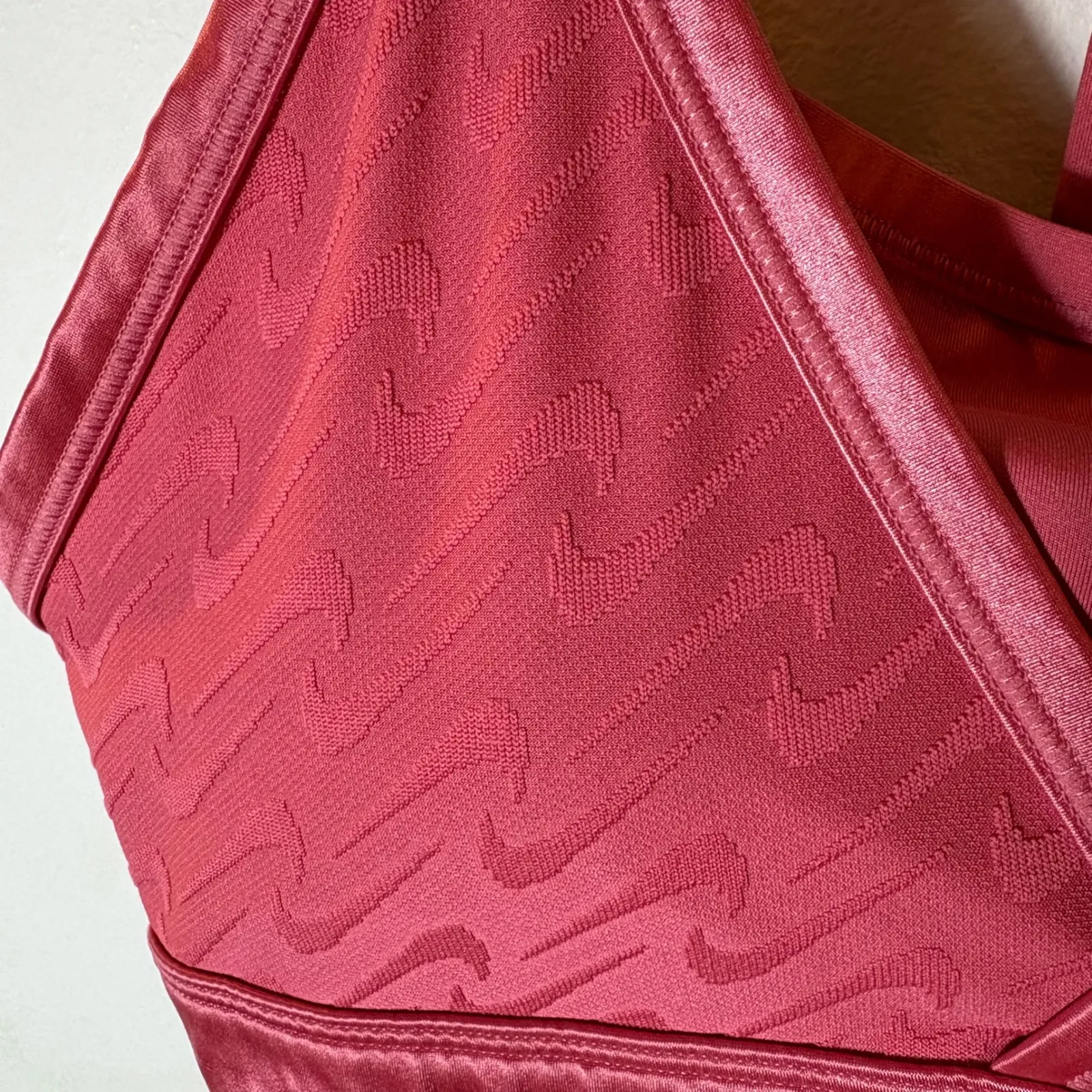 Nike Indy Light Support Sports‎ Bra Canyon Red Size Large Adjustable T-Back - Image 2