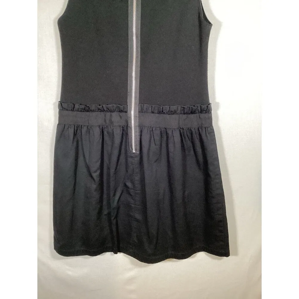 GLAM Black Fit and Flare Dress Small Designer Look Classic Preppy Date Night - Image 6