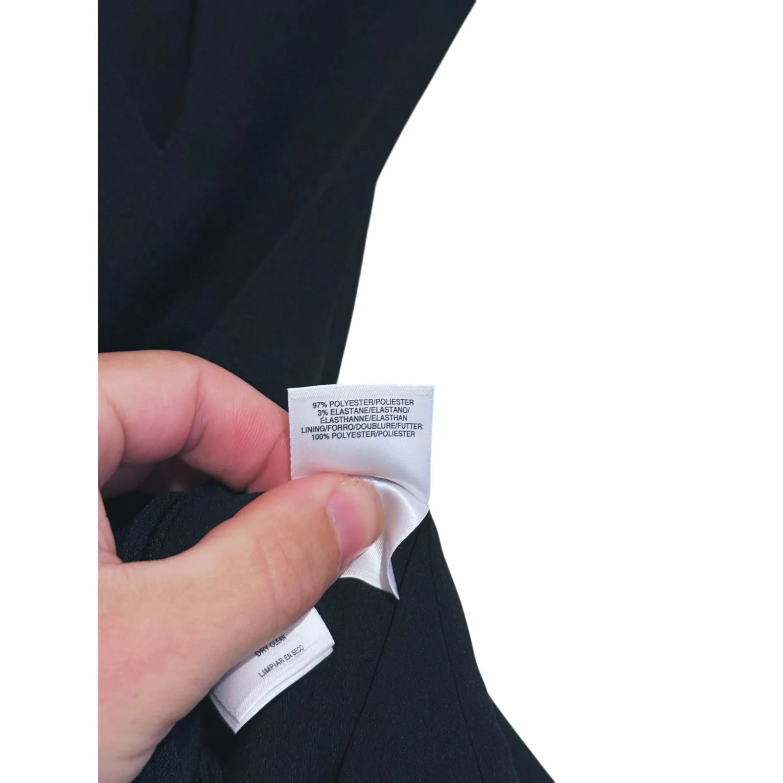 NWT Kasper Crepe Cutout Sleeveless Sheath Dress Black Size 12 Modern Cocktail - Image 10