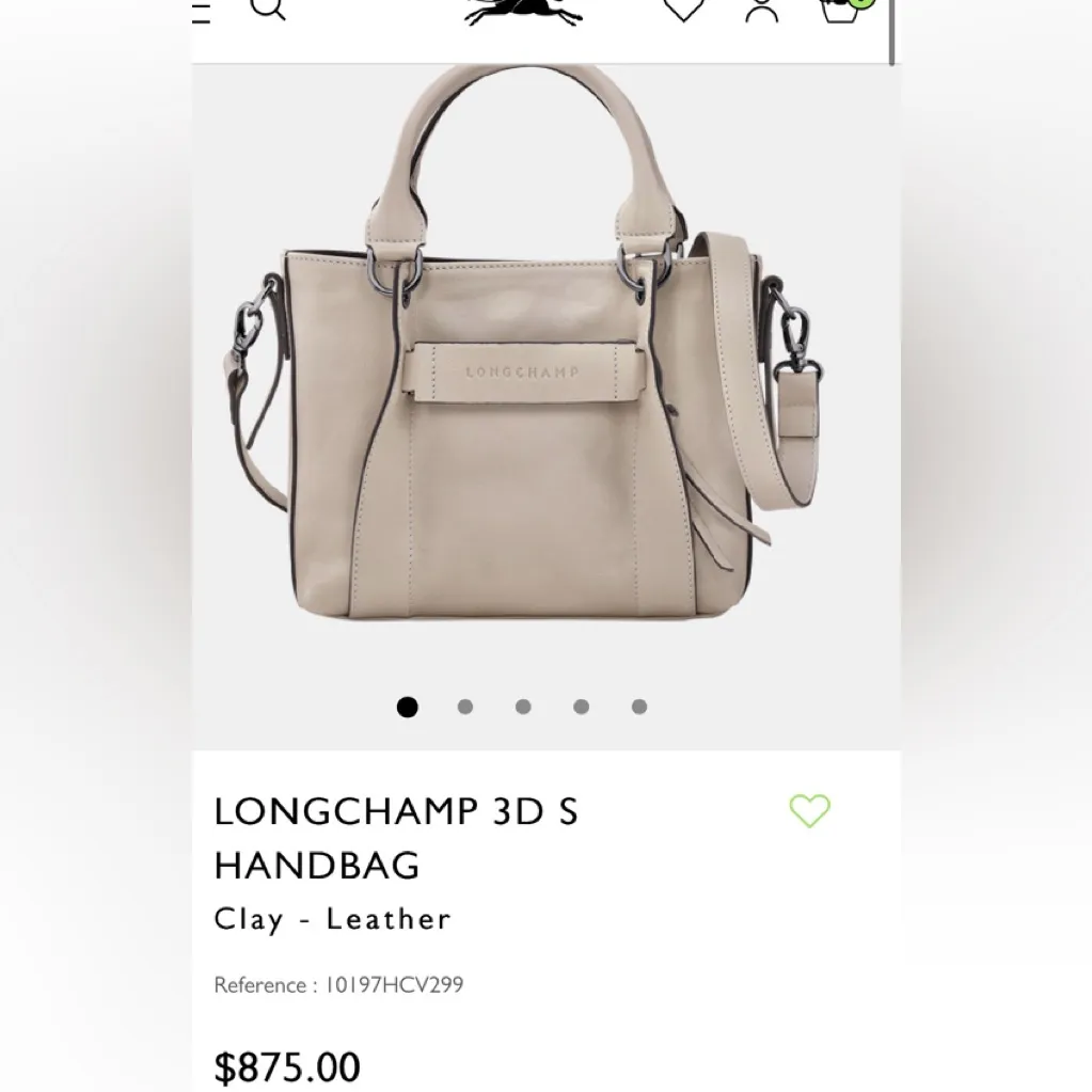 LONGCHAMP 3D S HANDBAG EUC - Image 8