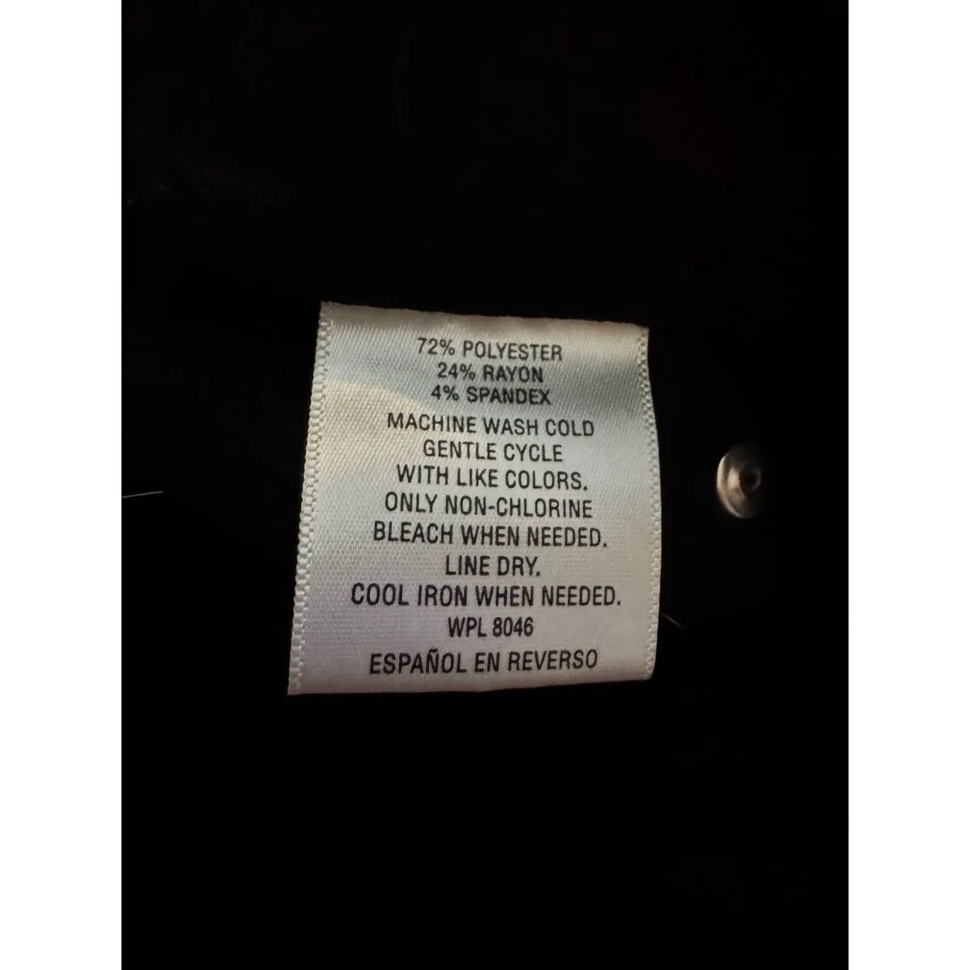 JM Collection Petite Black Stretch Pants | Size 6P | Straight Leg - Image 4