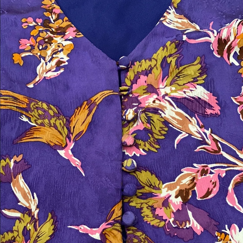 Floral Silk Dress - Image 5