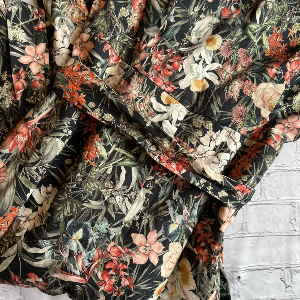 Cottagecore Garden Antonio Melani Jumpsuit 12 All Over Floral Fairy Whimsical - Image 10