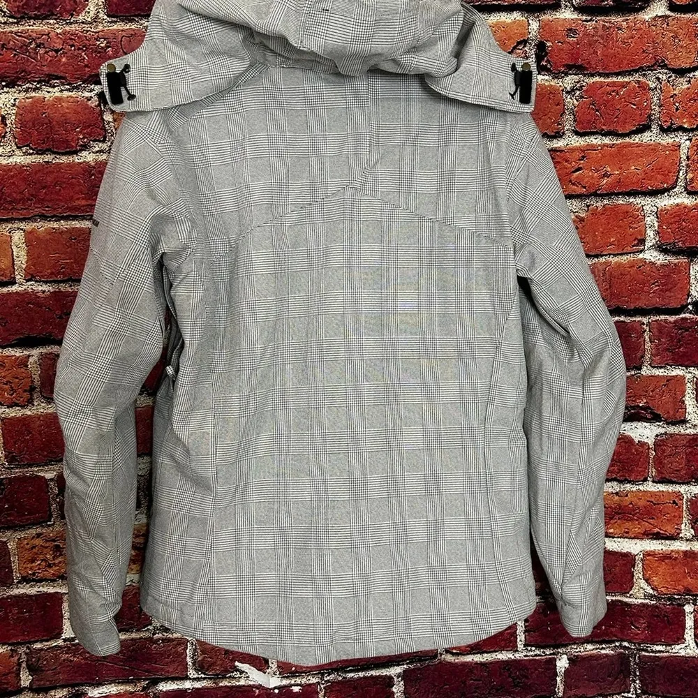 COLUMBIA TITANIUM OMNI TECH WATERPROOF SHELL JACKET w/Removable Hood Size Large - Image 7