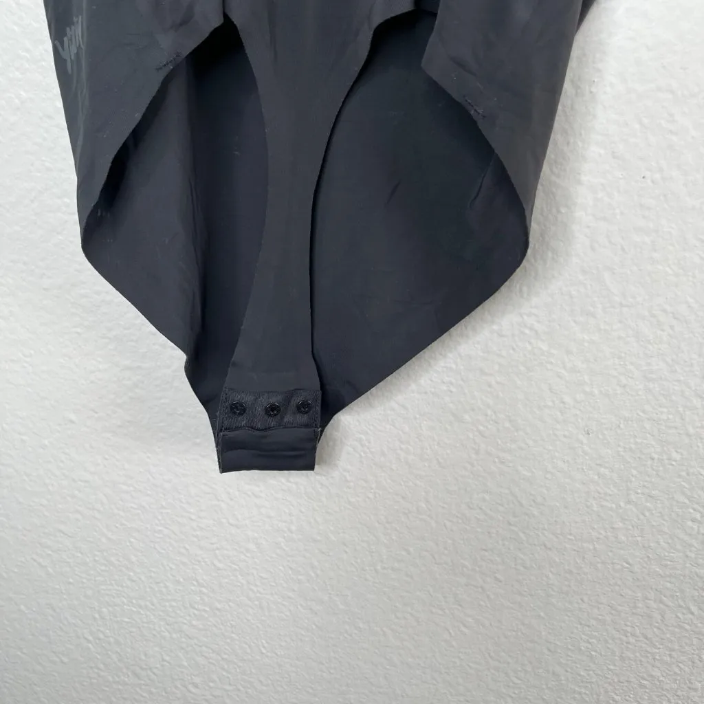 Yitty Fabletics Black Smooth Reality Thong Bodysuit XL - Image 7