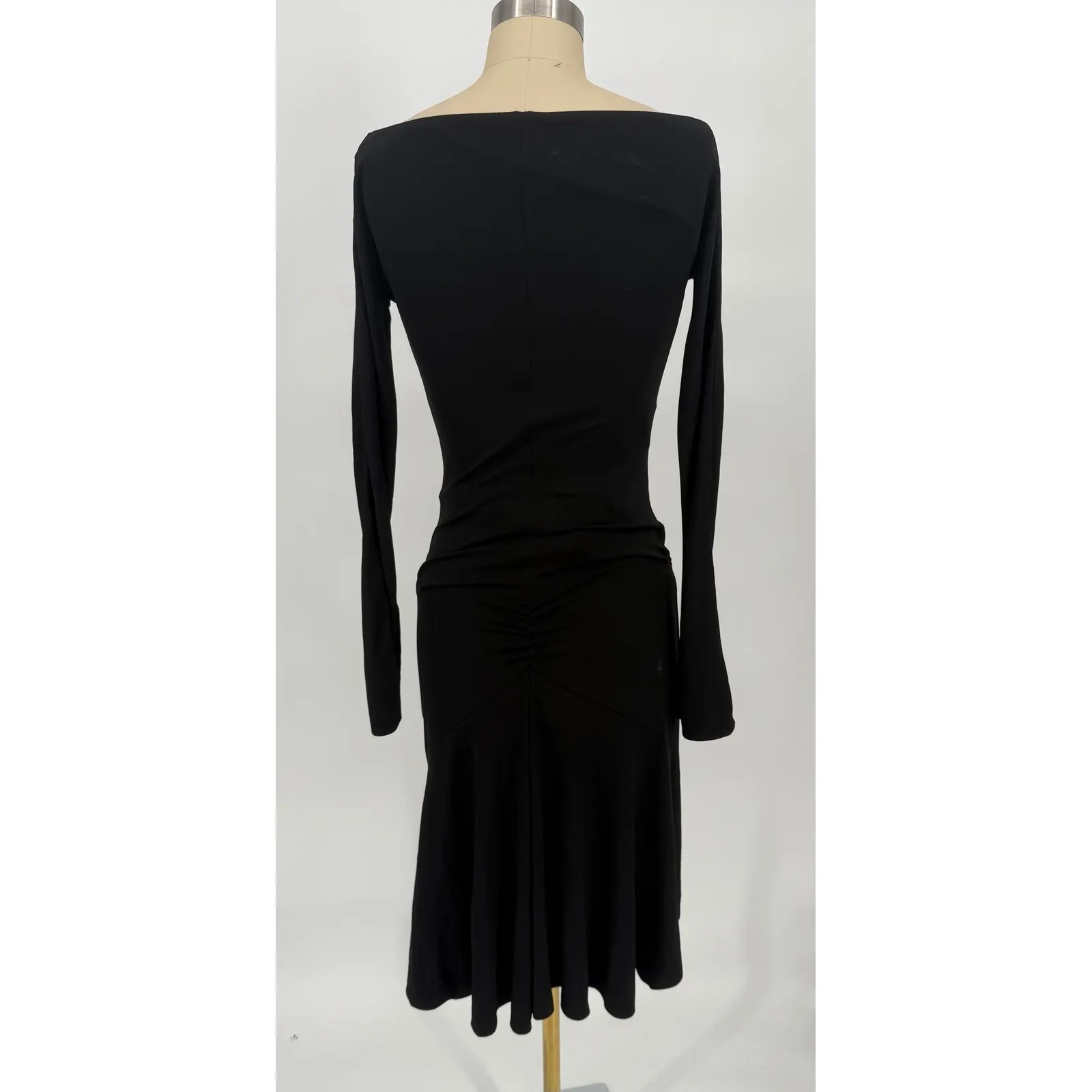New! courrèges DROP ZIPPED CREPE JERSEY DRESS In Black Sz 38 US 6 $1,780 - Image 10