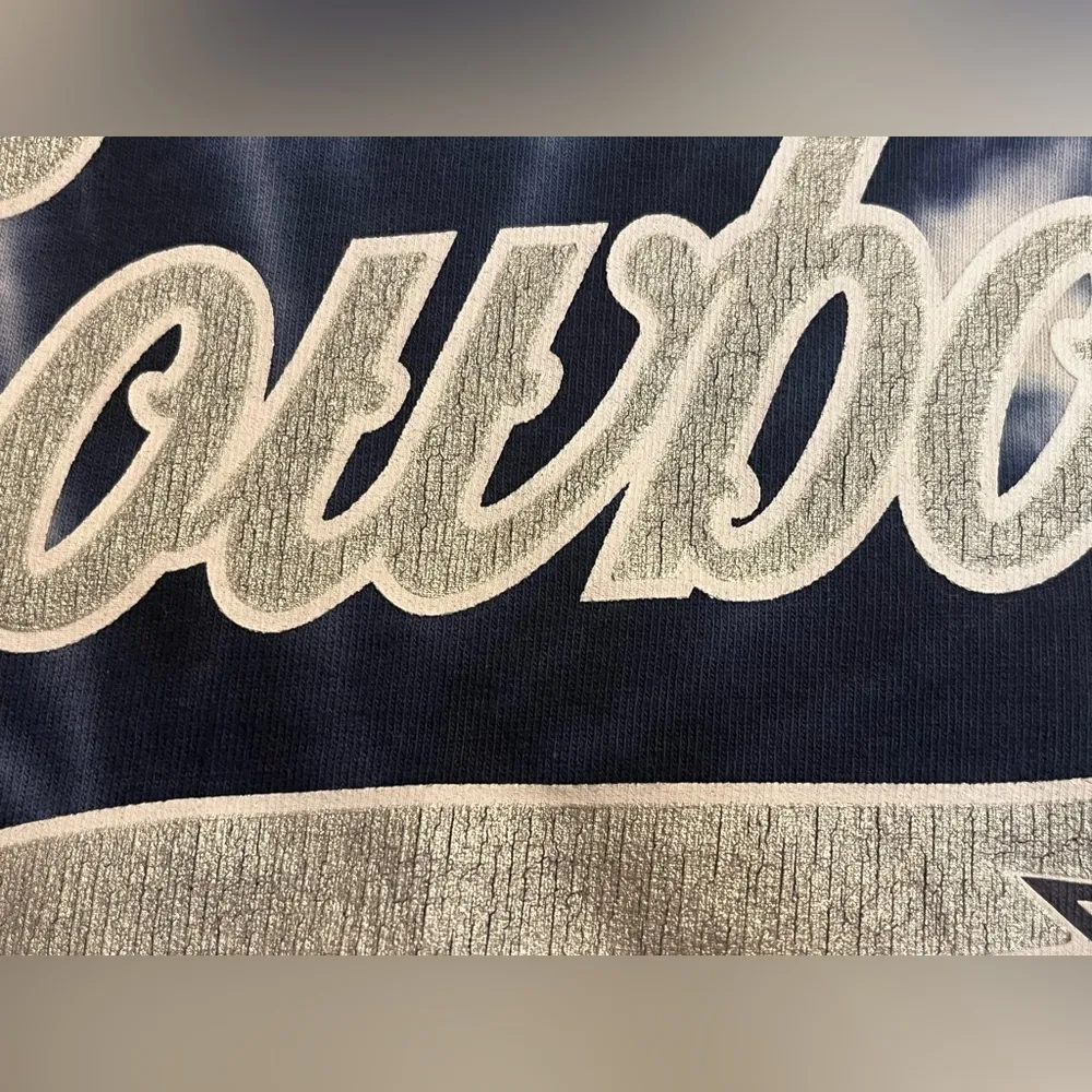 Touch by Alyssa Malano Dallas Cowboys Tie Dye sweatshirt Blue Size XS - Image 4