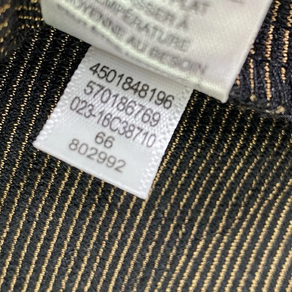 Chico's‎ Blazer Jacket Womens Small Gold Black Career Geometric linear blazer - Image 7