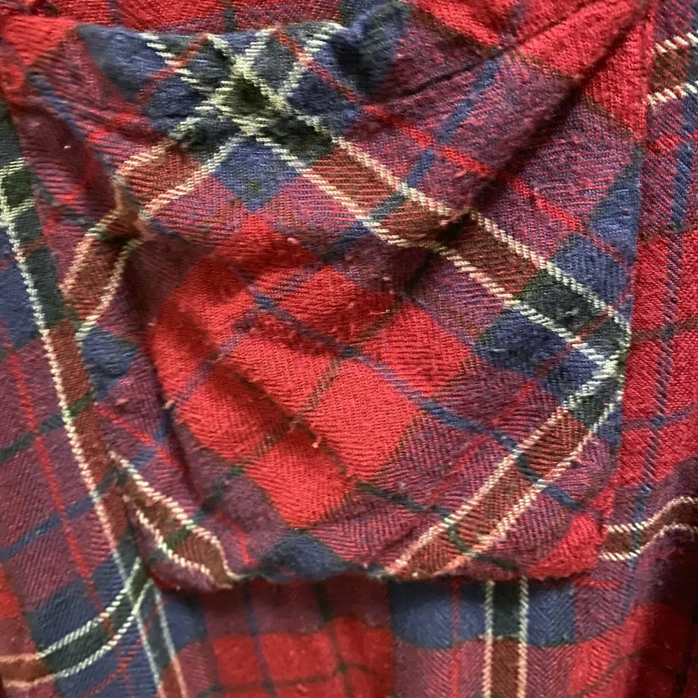 Rails Dylan Button Down Flannel In Oxblood/Navy Size M - Image 7