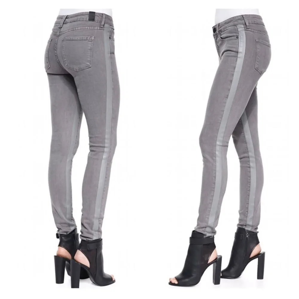 Vince Dylan Grey stripe skinny jeans - Image 2