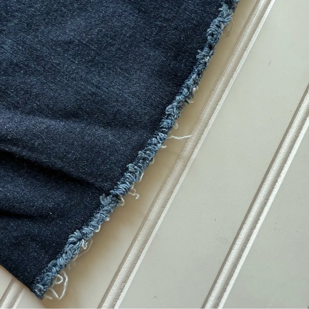 Judy Blue Denim Jeans SUNDAY CHILL HIGH RISE CROPPED WIDE LEG Blue Size 11/30 - Image 6