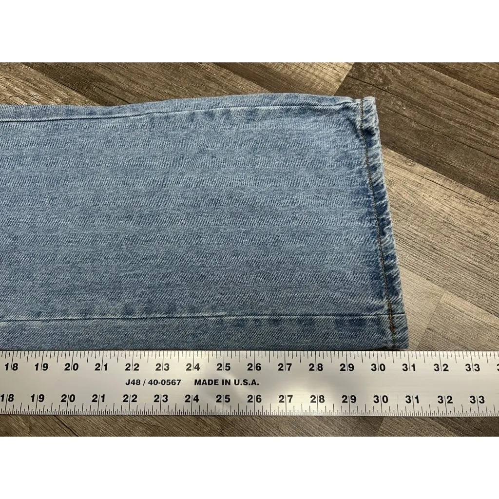 Ban jara High Rise Skater Wide-Leg Cargo Jeans 5/26 Boho Hippie Y2K Grunge Punk - Image 8