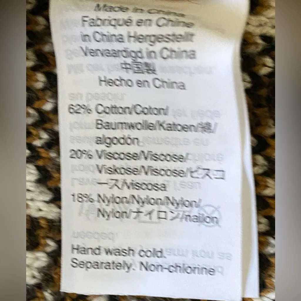 Madewell Women’s‎ Sz M Bandana Pullover Sweater - Image 9