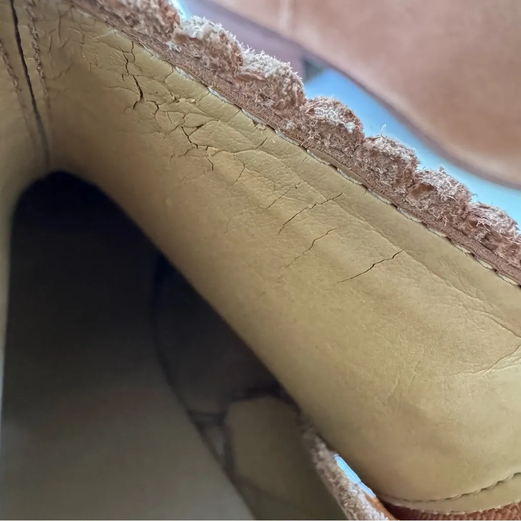 NWT Jack Rodgers Women’s Bailee Cognac Suede Ankle Booties Size 10 - Image 12