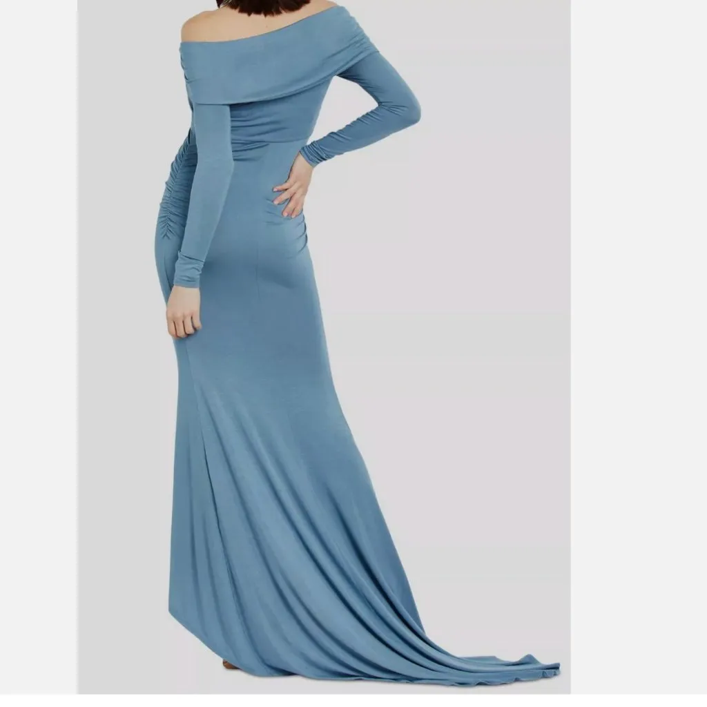 NWT Motherhood Maternity Off-Shoulder Maternity Photoshoot Gown/Dress - Image 7