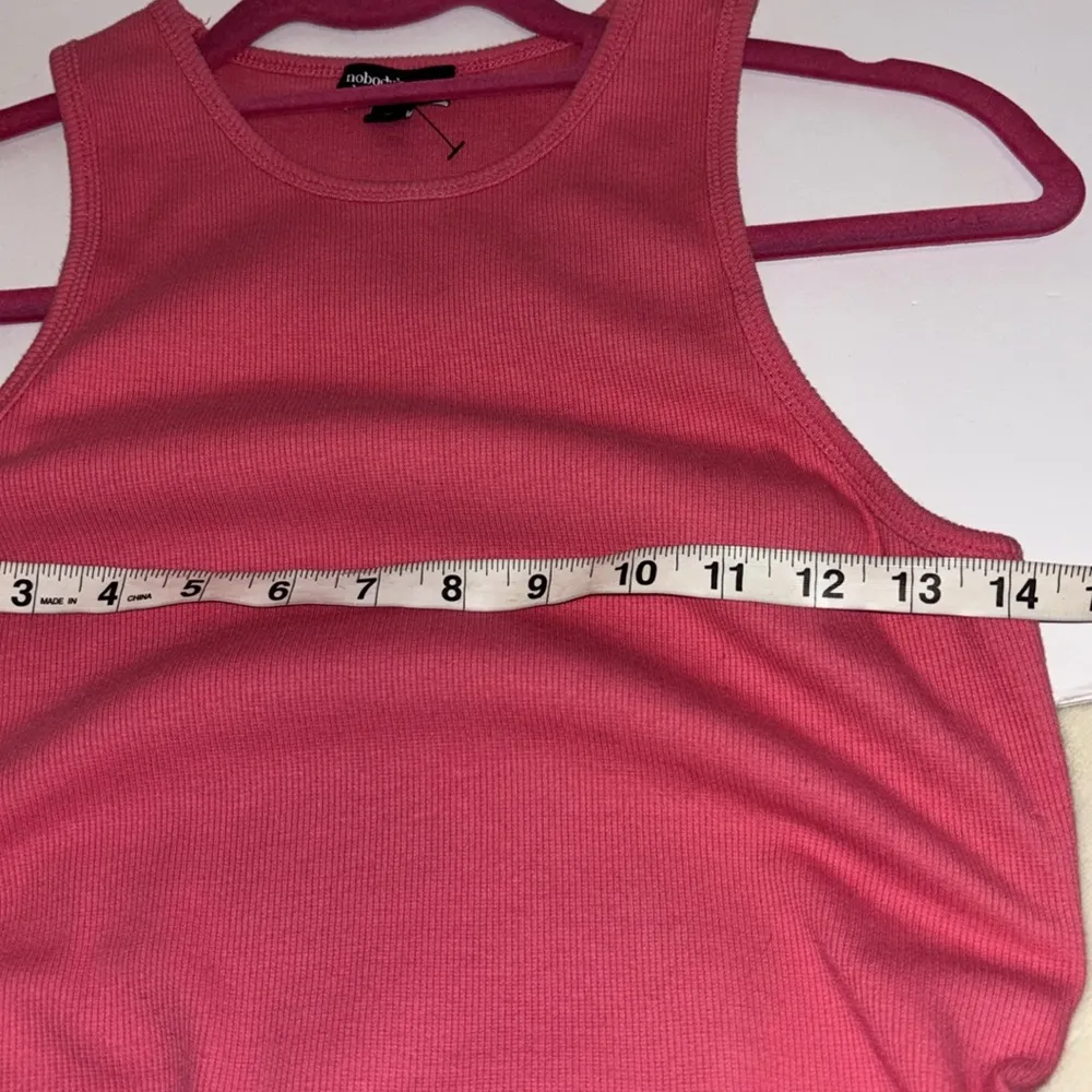 NOBODYS CHILD BRAND PINK RIBBED COTTON MAXI DRESS UK 12 USA SMALL/MED W/ STRETCH Size undefined - Image 8