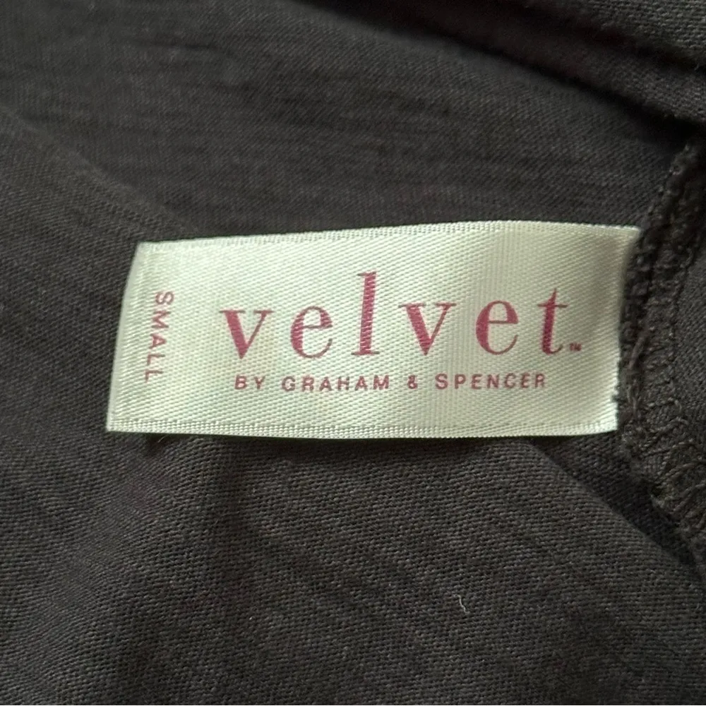 Velvet for Scoop NYC Vintage Women’s Size S Black Cotton Scoopneck T - Image 6