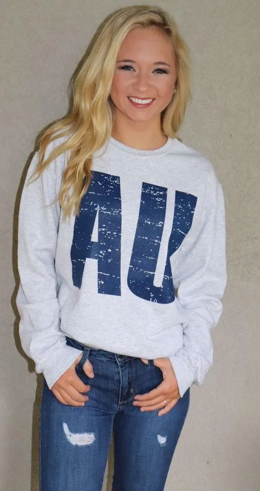 AU Sweatshirt Gray Size M - Image 2