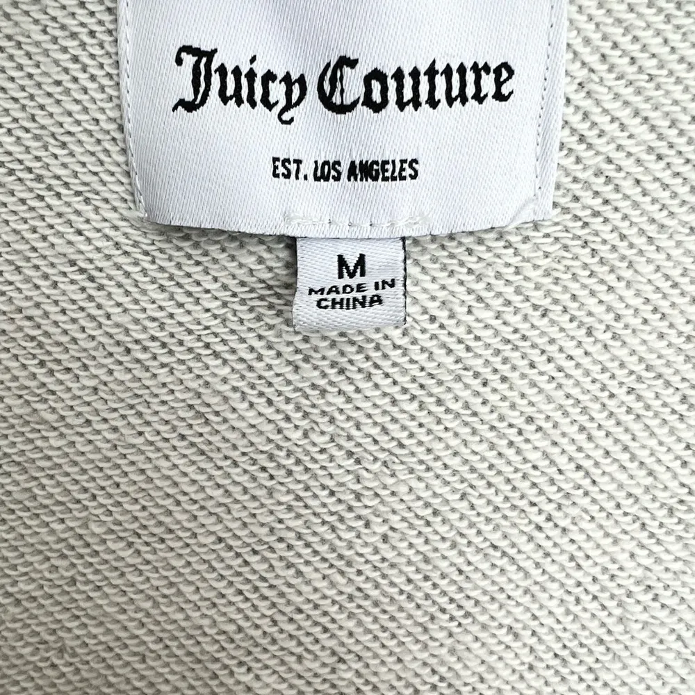 Juicy Couture women French Terry Zip Front Tank Jogger Grey Jumpsuit M - Image 5