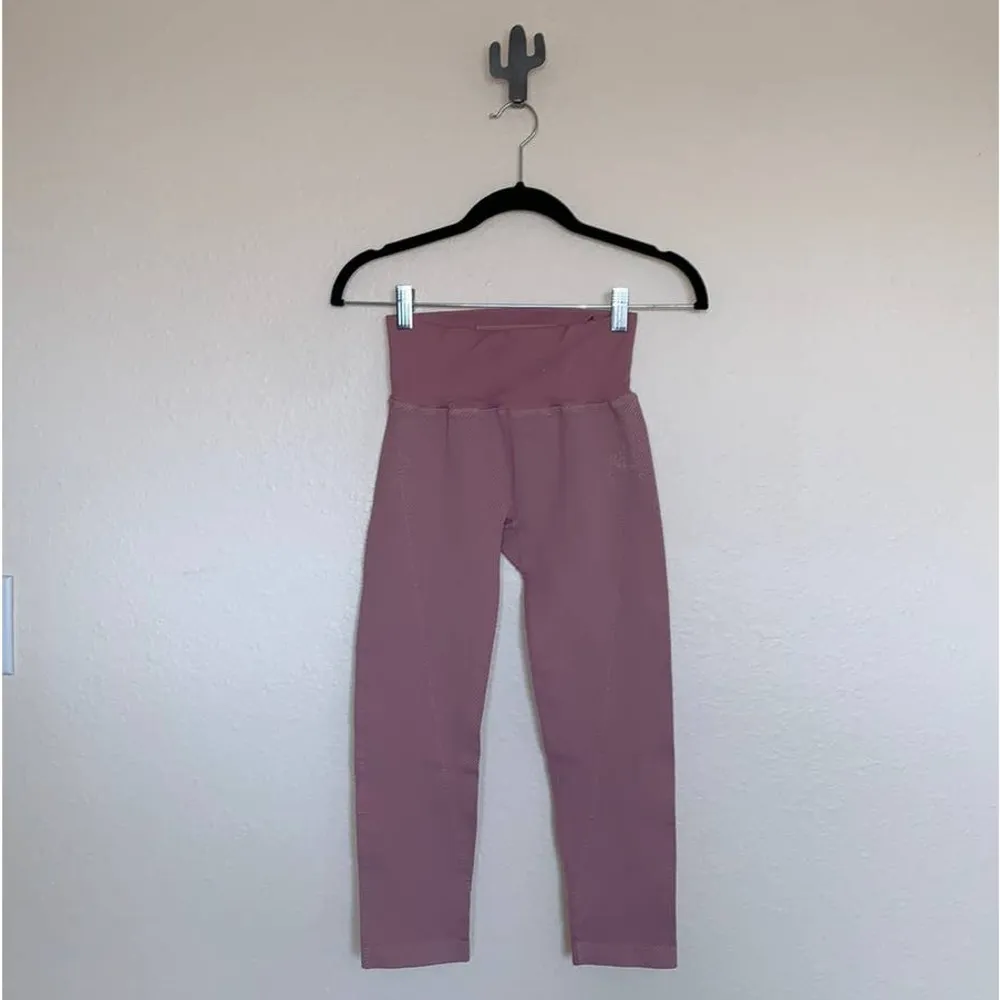 NEW Free People Movement Rewind 7/8 Leggings in Rose - Image 2