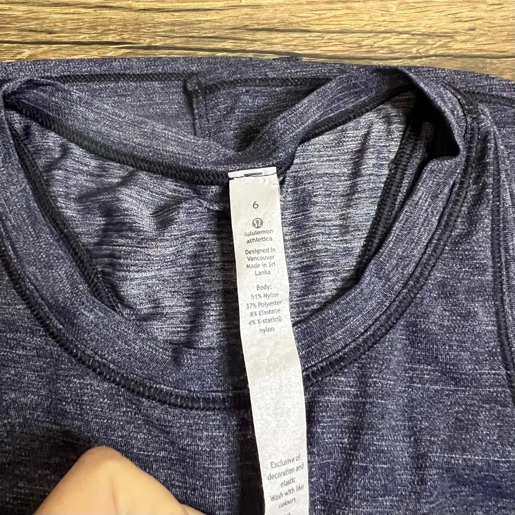 Lululemon Lightweight Racerback Tank Heather Gray | Size 6 - Image 3