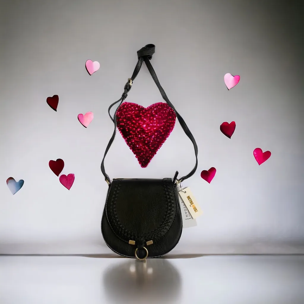 Metro‎ Muse USA Saddle Bag PU Leather Black - Image 14