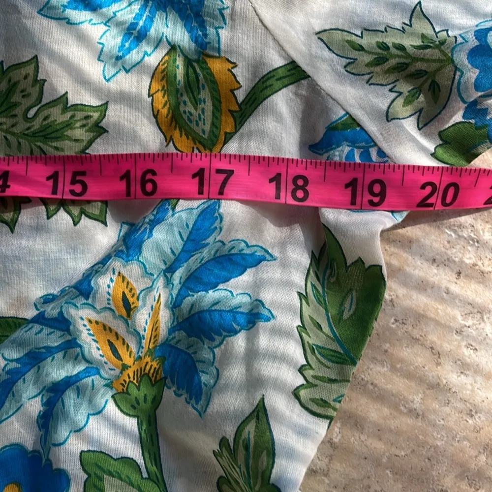 TUCKERNUCK Sea Glass Chintz Long Sleeve Salty Paloma Caftan Dress - Image 13