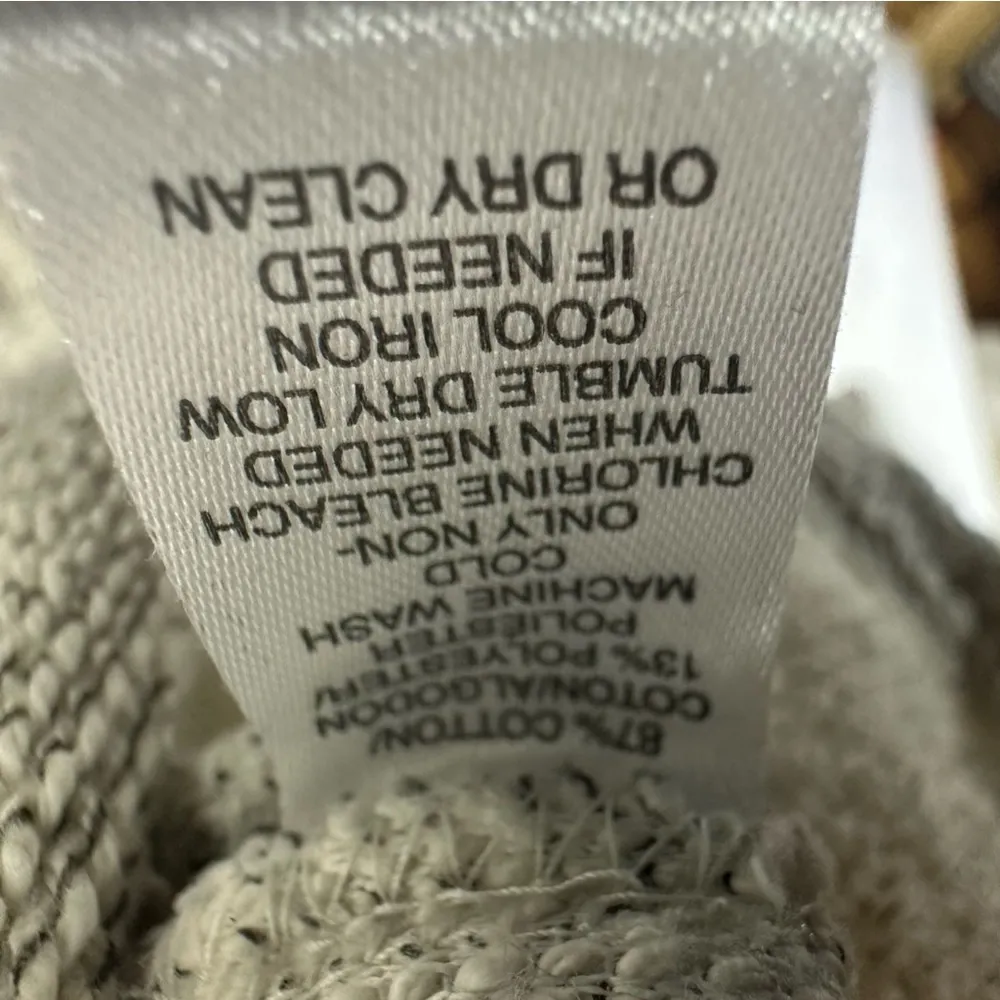 Lou & Grey Pullover Sweater Hoodie Womens Medium Grey - Image 4