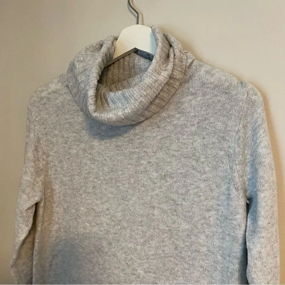 Bp Turtleneck Sweater Gray Knit Casual Neutral Cozy Comfy - Image 2