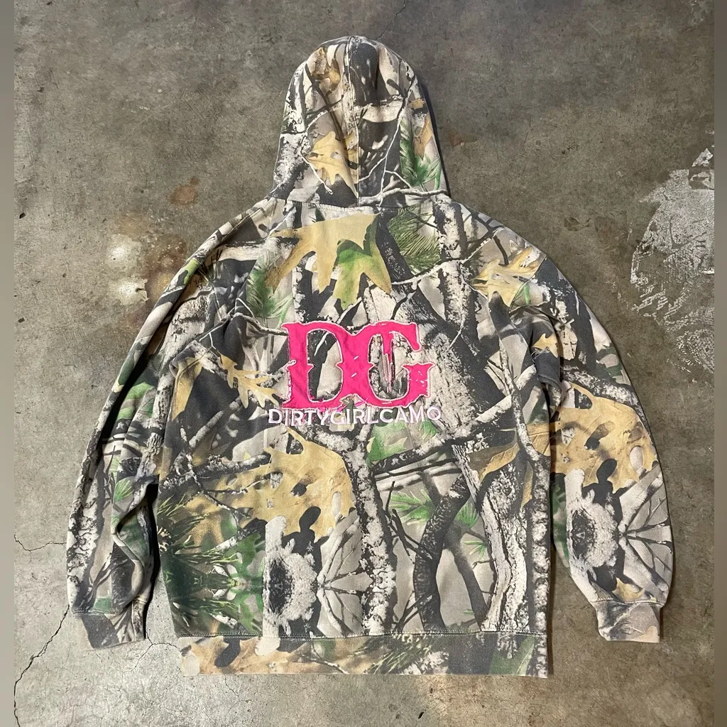 Dirty Girl Camo Hoodie - Image 2