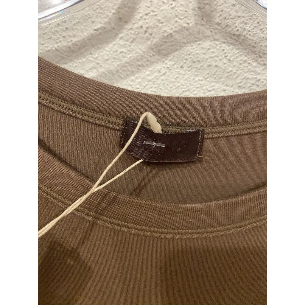 Skims Boyfriend Tank Top Womens 2XL Brown Oxide Sleeveless Oversized Basic - Image 3