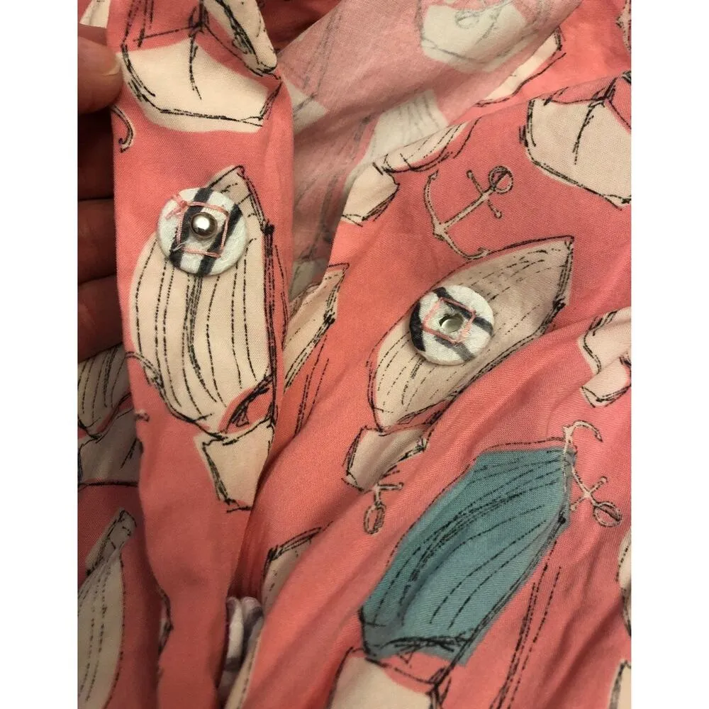 Anthropologie Tourista  Sailboat Romper by Maeve size 4 - Image 8