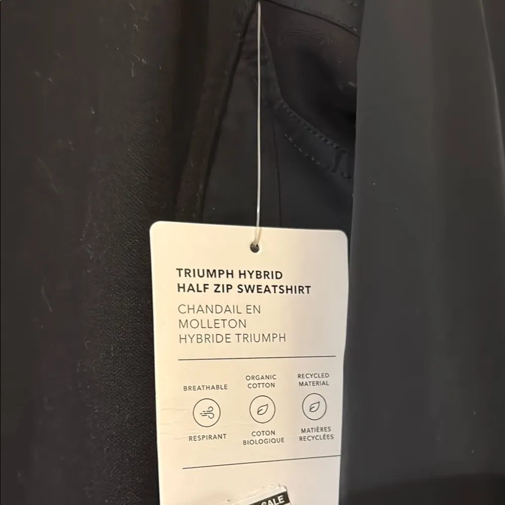 Women’s  Black Half-Zip Jacket - Image 2