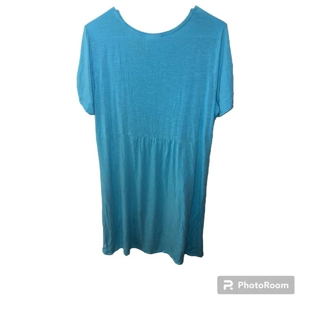 J. Jill - L - Soft & Comfy Scoop-Neck Knit Dress - Island Blue - Image 4