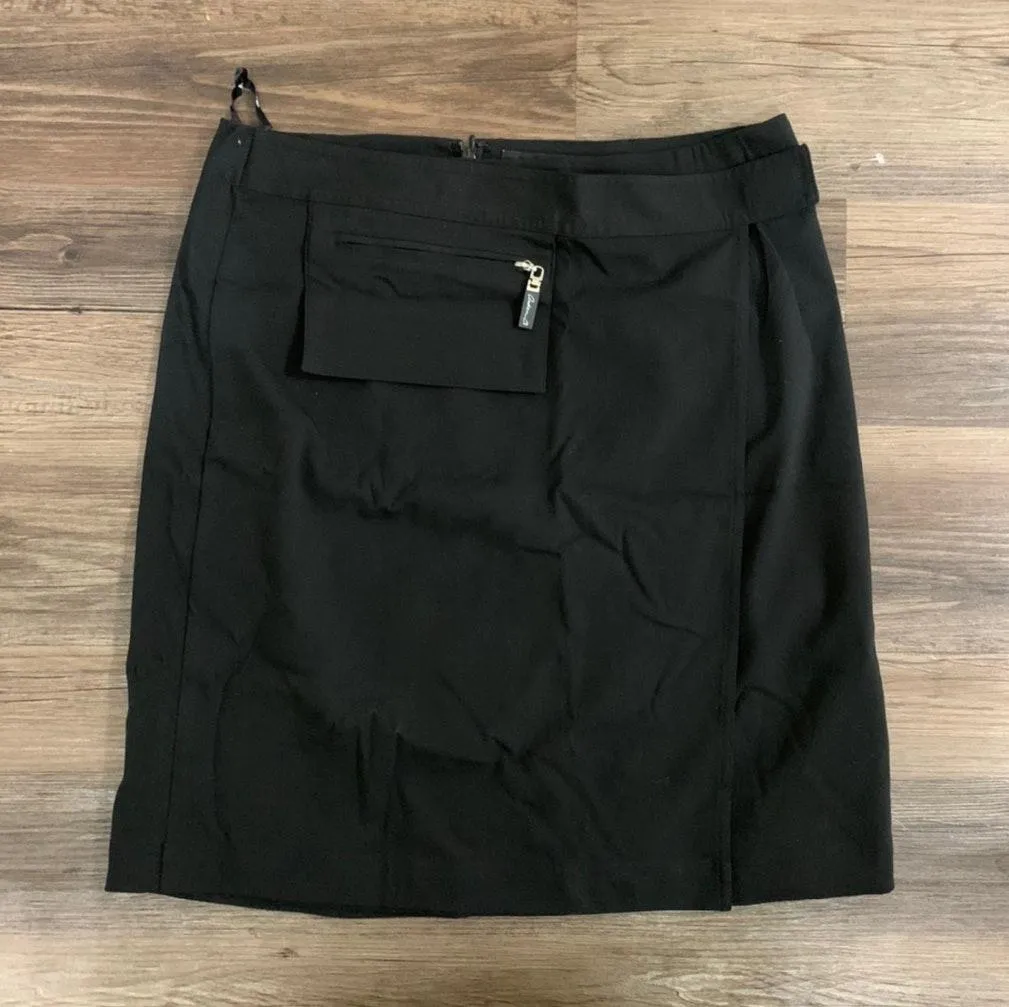 Black A-Line Skirt W/Pocket Size 6 - Image 2