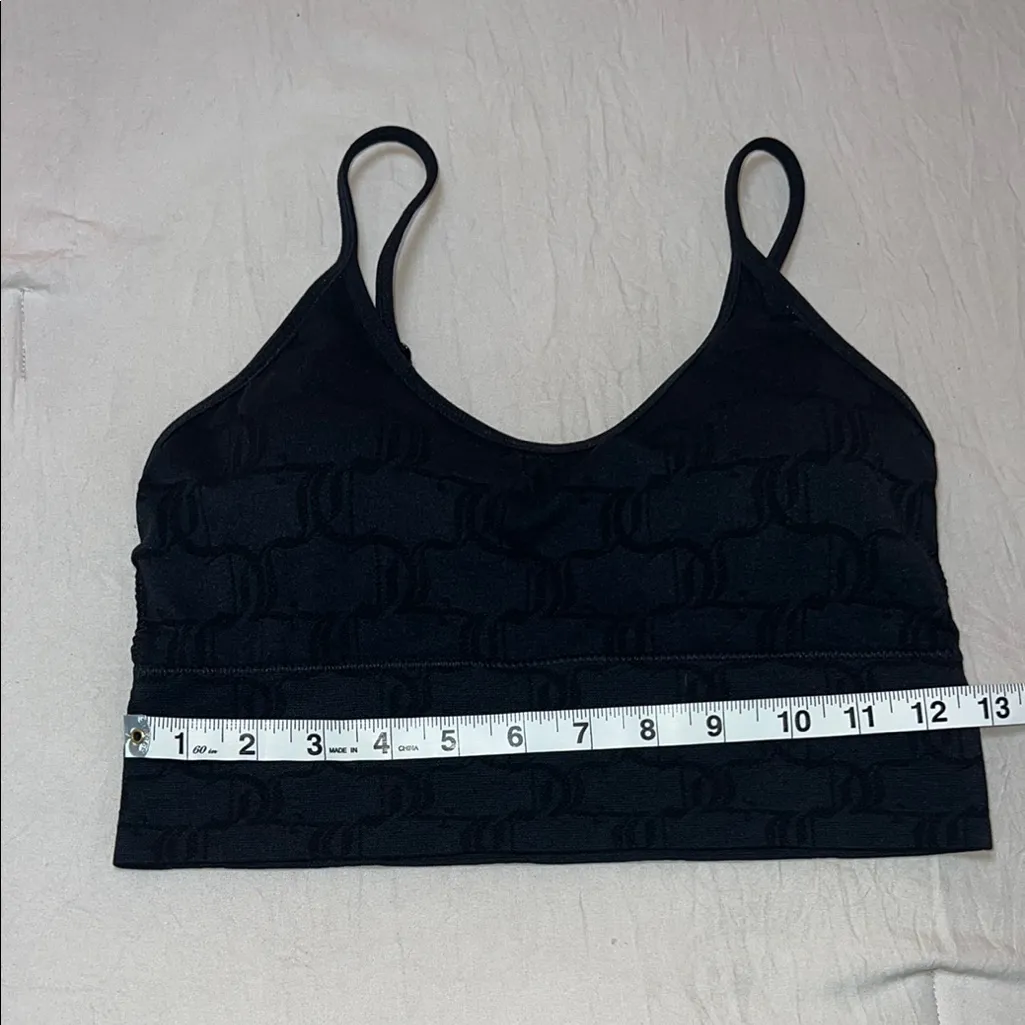 Juicy Couture  Black‎ Patterned Bralette - Image 5