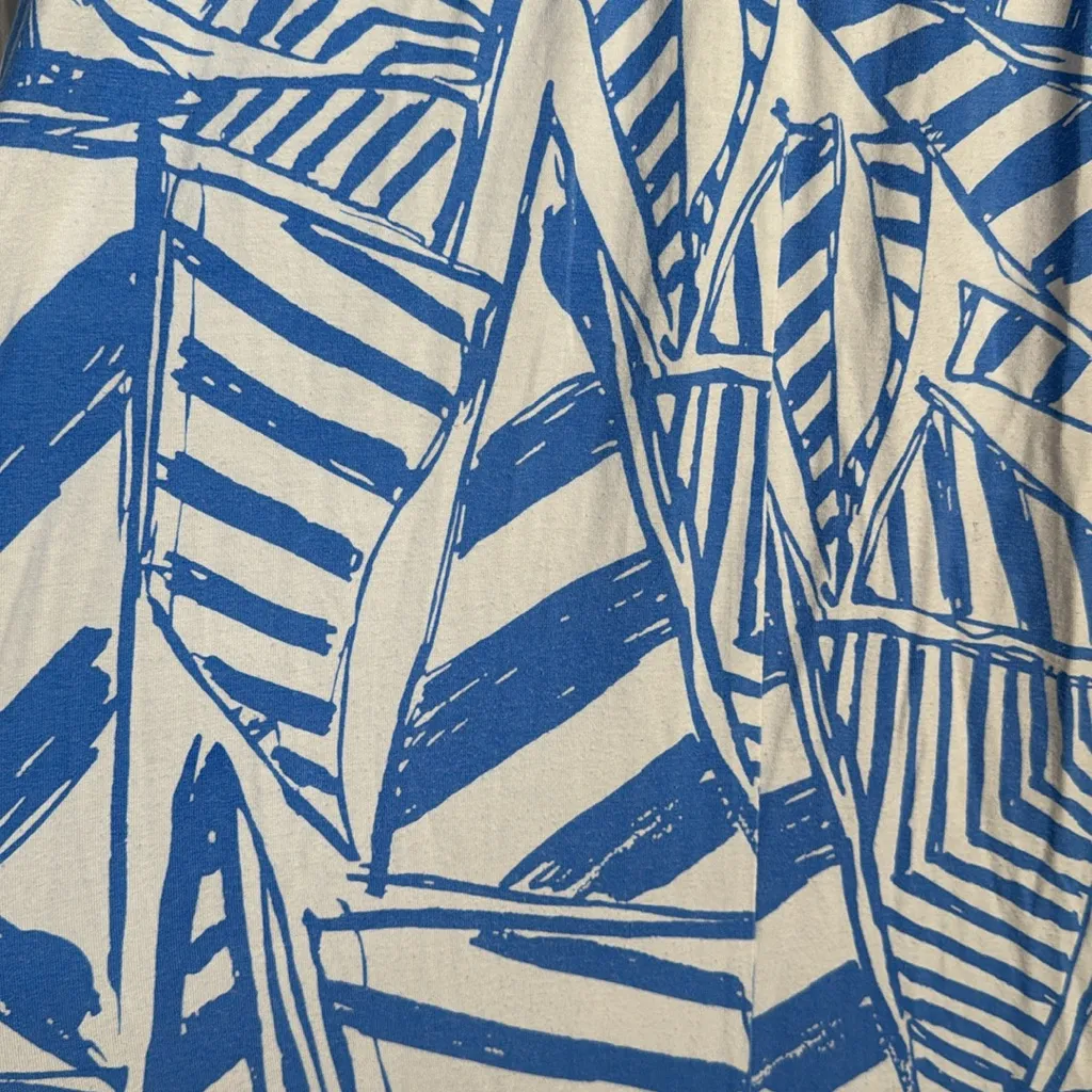 Lilly Pulitzer Classic Nola Print Maxi Long Skirt in Blue Yacht Sea W1785 Sz Med - Image 9